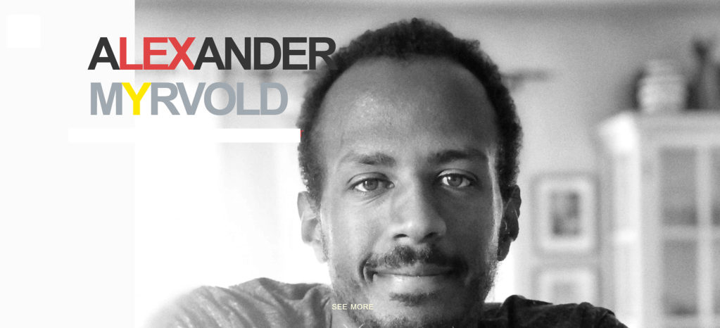 A picture of me, with my name highlighted in black, red, grey and yellow.